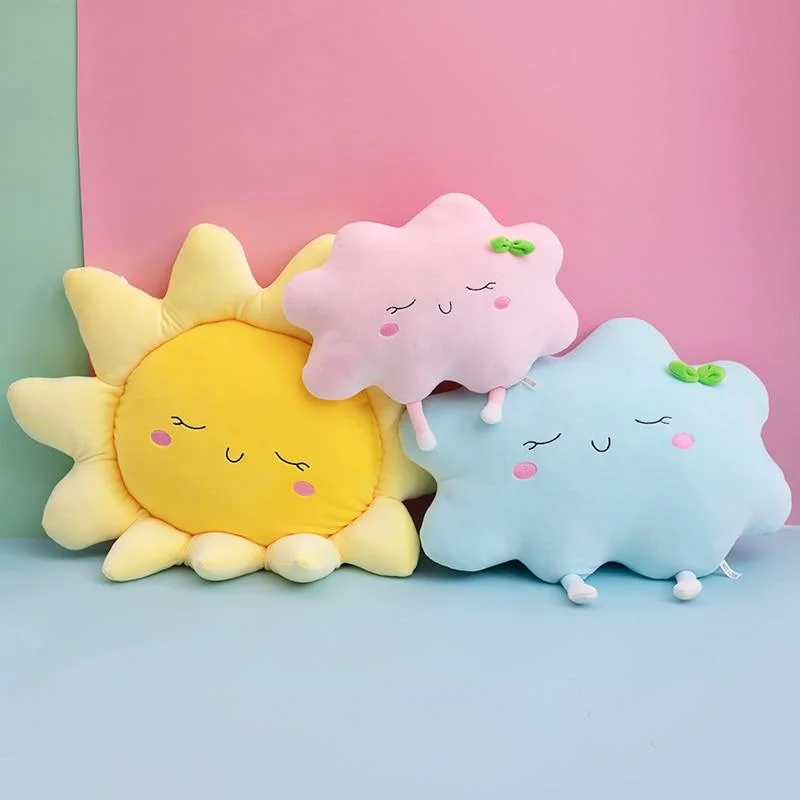 Cute Sun Cloud Plush Pillow Stuffed Soft Creative Pillow