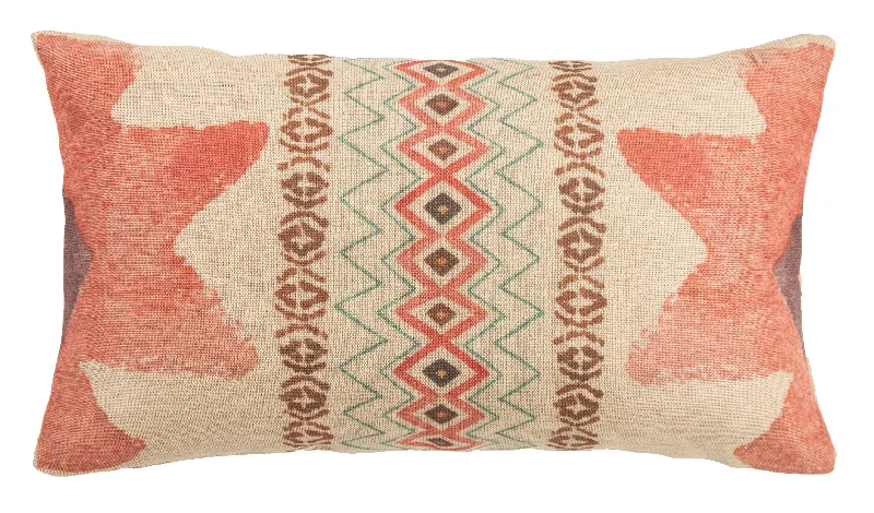 HiEnd Accents Burlap PK Star End Pillow