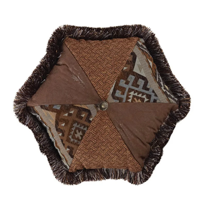 HiEnd Accents Rio Grande Hexagon Pillow