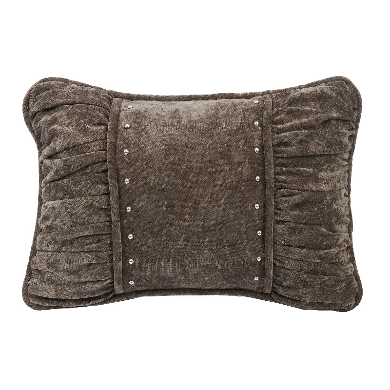 HiEnd Accents Shirred fabric pillow