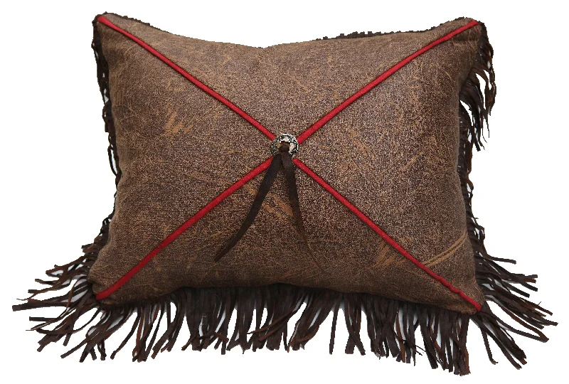 HiEnd Accents X Design Faux Leather Pillow