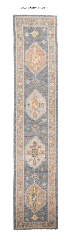 3x14 Modern Oushak Area Runner Rug