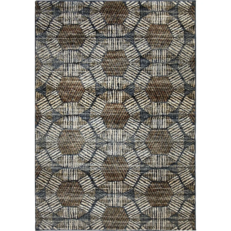 Adagio 8231 Textured Penny Blue Rug