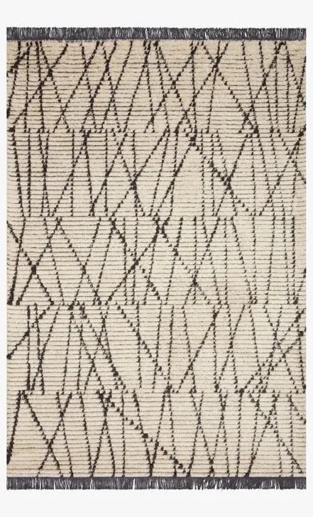 Alice ALI-01 Cream/Charcoal Rug