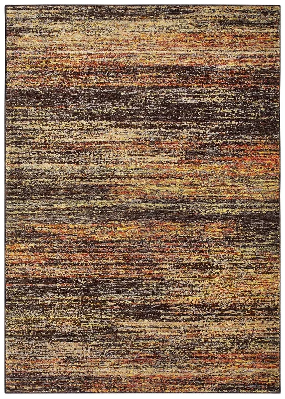 Atlas 8037C Gold/ Charcoal Rug