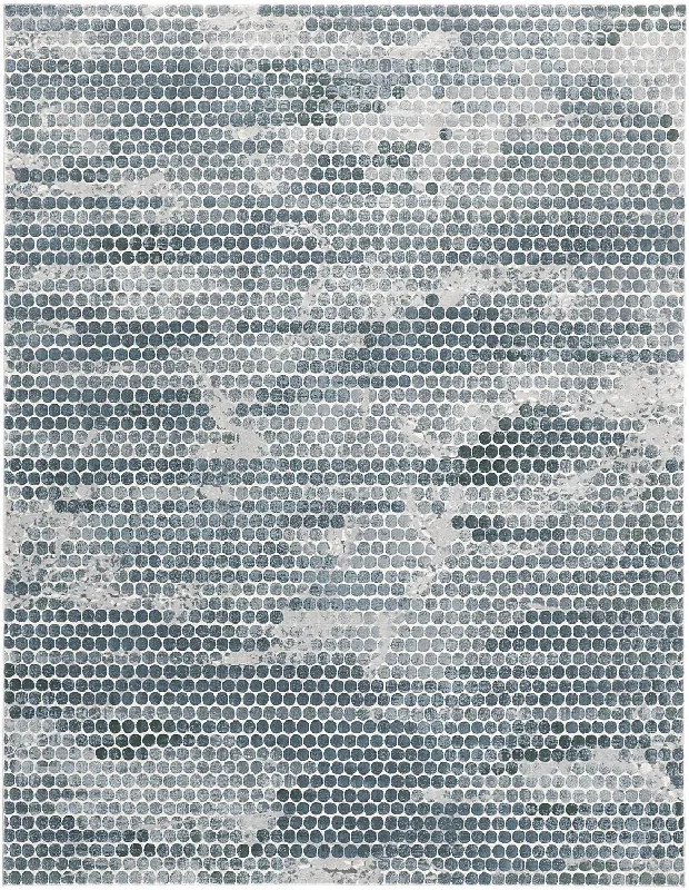 Atwell 3171F Blue/Silver Rug