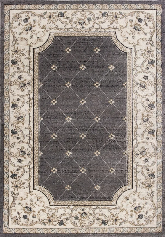 Avalon 5615 Grey/Ivory Courtyard Rug