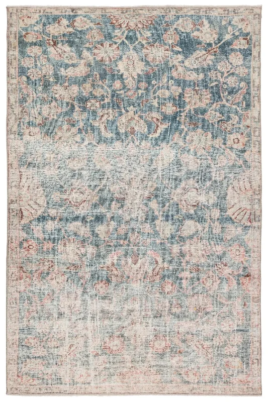 Boheme BOHO8 Dark Teal/Rust Rug