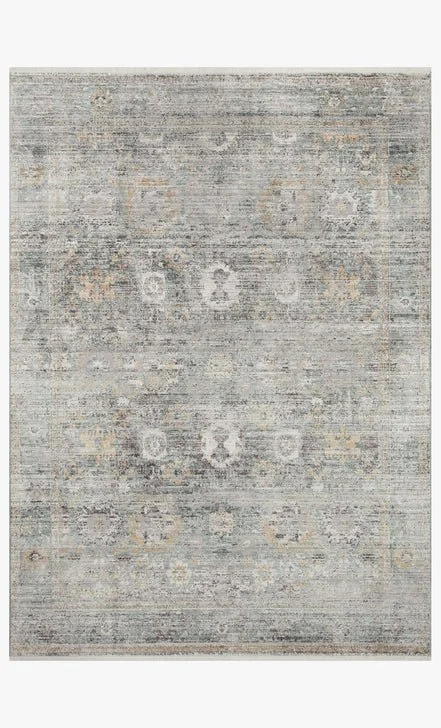 Bonney BNY-06 Teal/Gold Rug