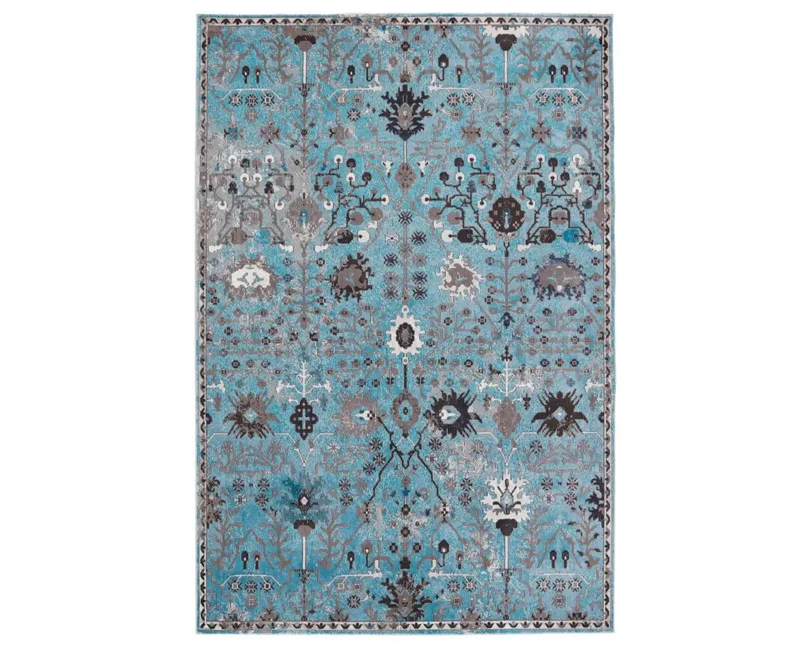 Borealis BOR14 Turquoise Rug