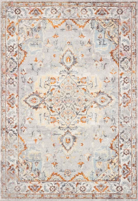 Clara CLA-03 Grey/Ivory Rug