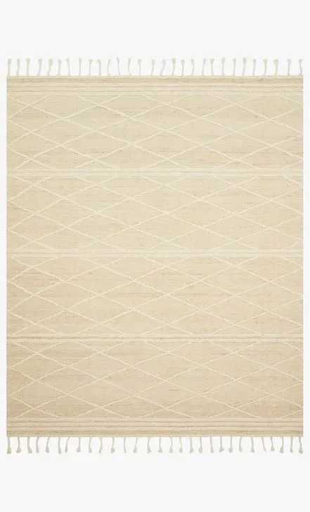 Cora CRA-01 Ivory/White Rug