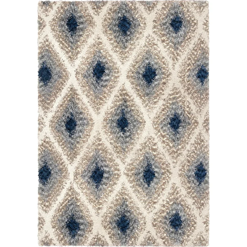 Cotton Tail JA09 Ikat Diamond Multi Rug