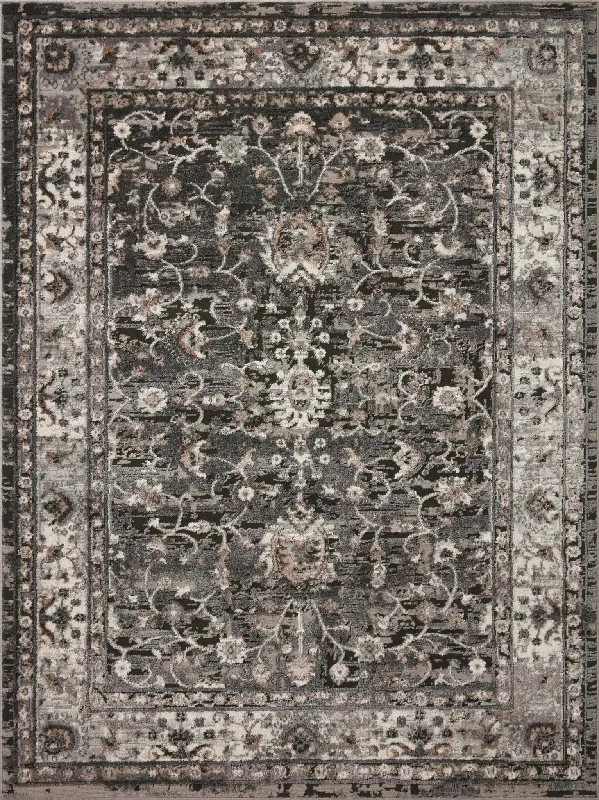 Estelle EST-02 Charcoal/Grey Rug