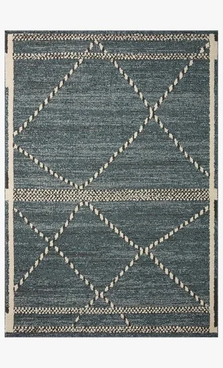 Fabian FAB-01 Denim/Charcoal Rug