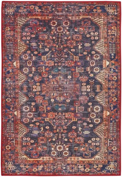 Fulton FUL04 Red Area Rug