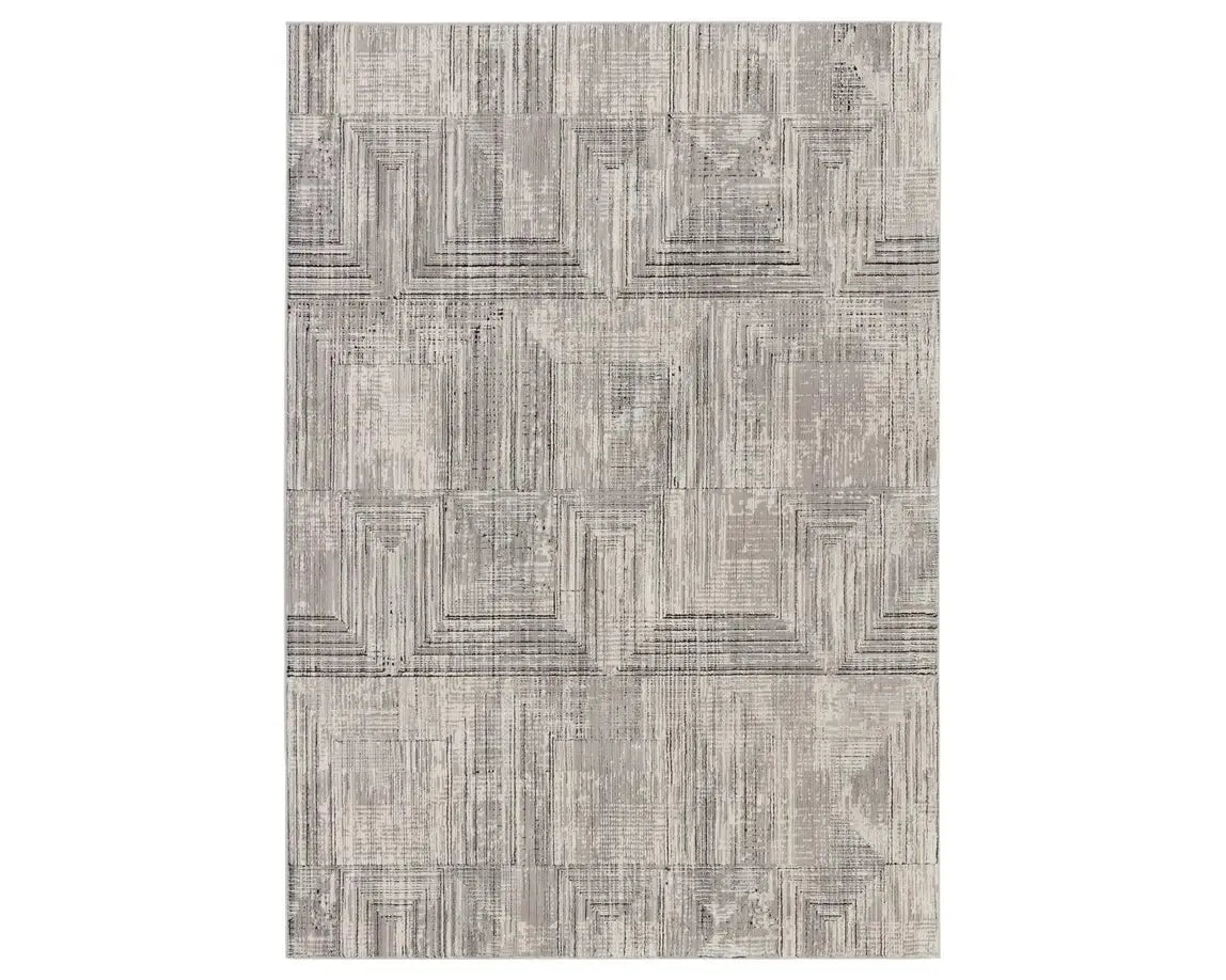 Graphite GRA03 Grey/Black Rug