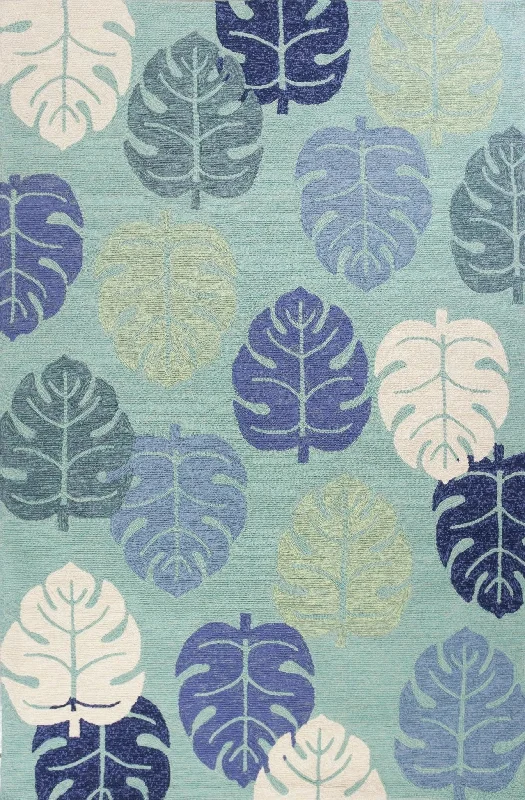 Harbor 4228 Palms Turquoise  Rug