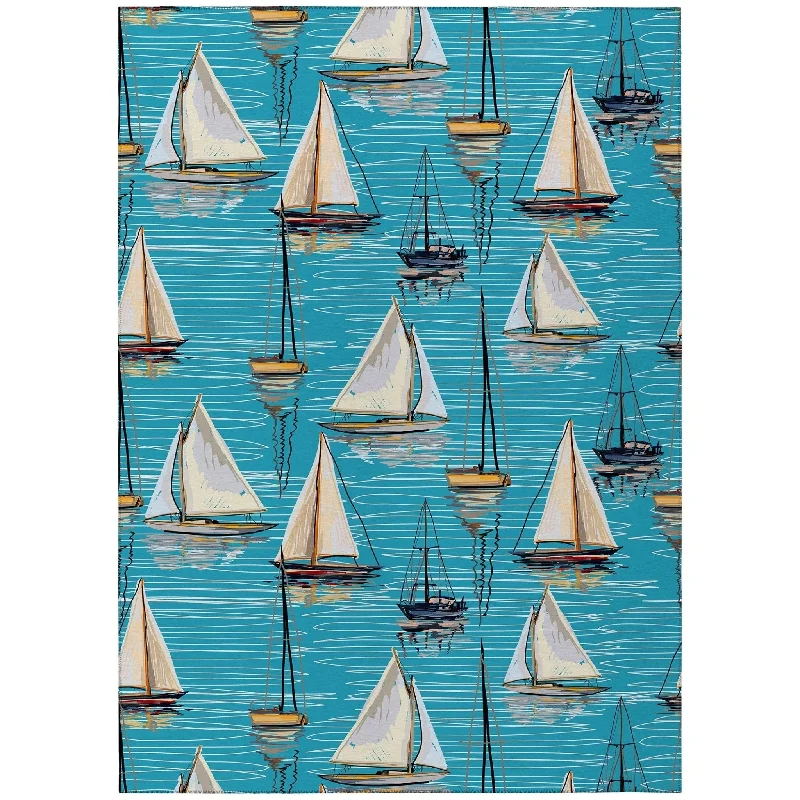 Harbor HA8 Teal Rug