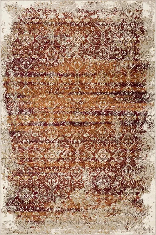 Heritage 9373 Anna Ivory/Rust Rug