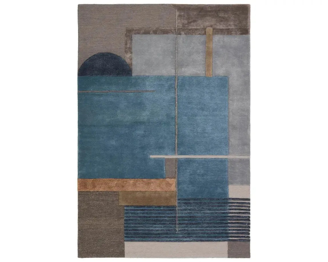 Iconic ICO15 Blue/Grey Rug