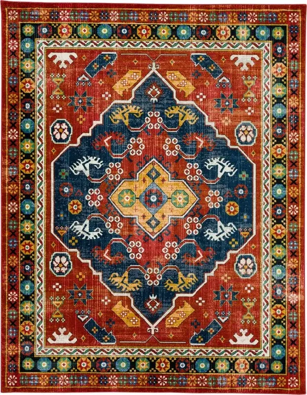 Kaleidoscope ZS023 A400 Mozambique Red Rug