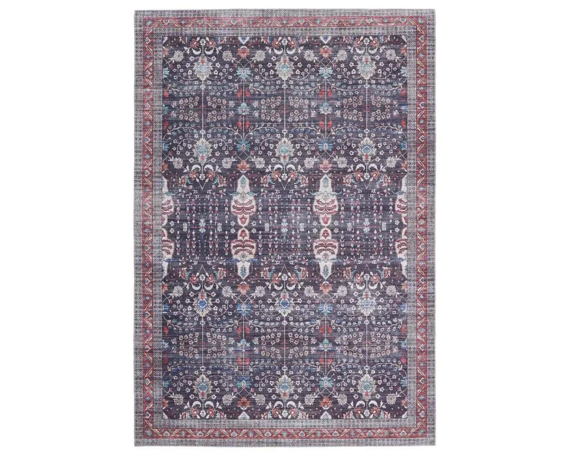 Kalesi KLS02 Blue/Red Rug