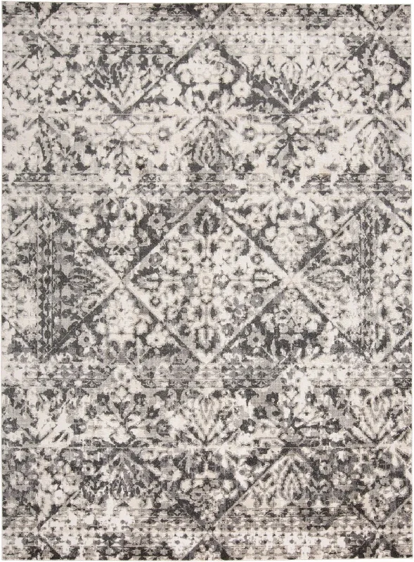 Kano 8643876F Charcoal/Ivory Rug