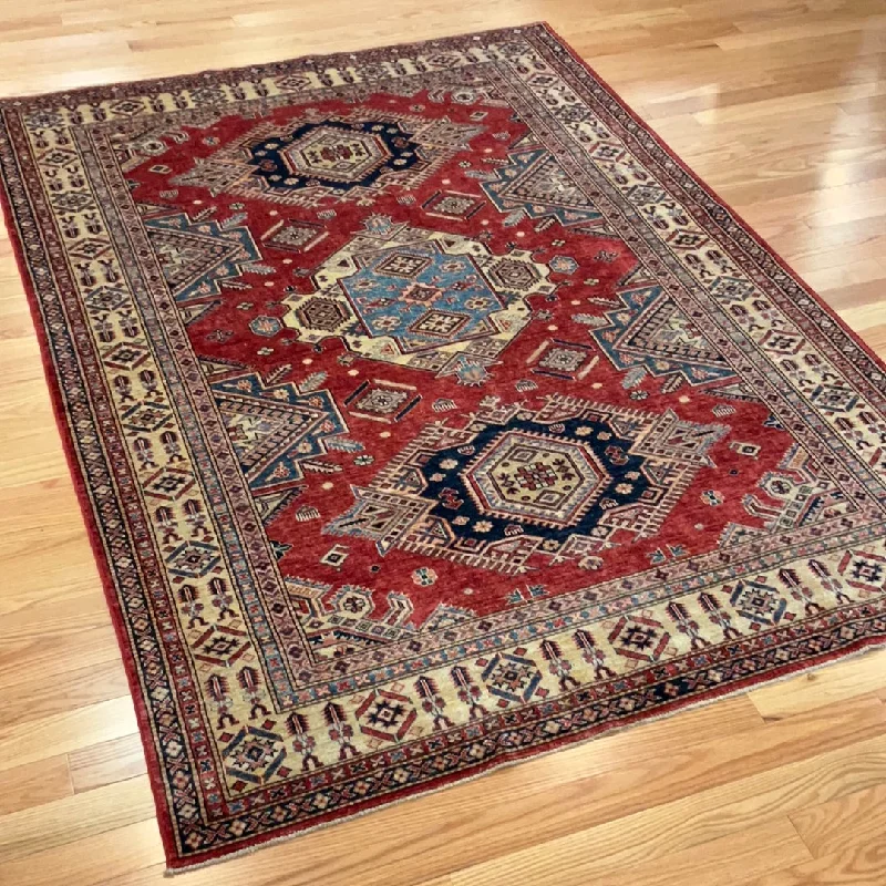 Kaoud Rugs 6X8.5 Rectangle RUST ANT. SHIRAZ Area Rug