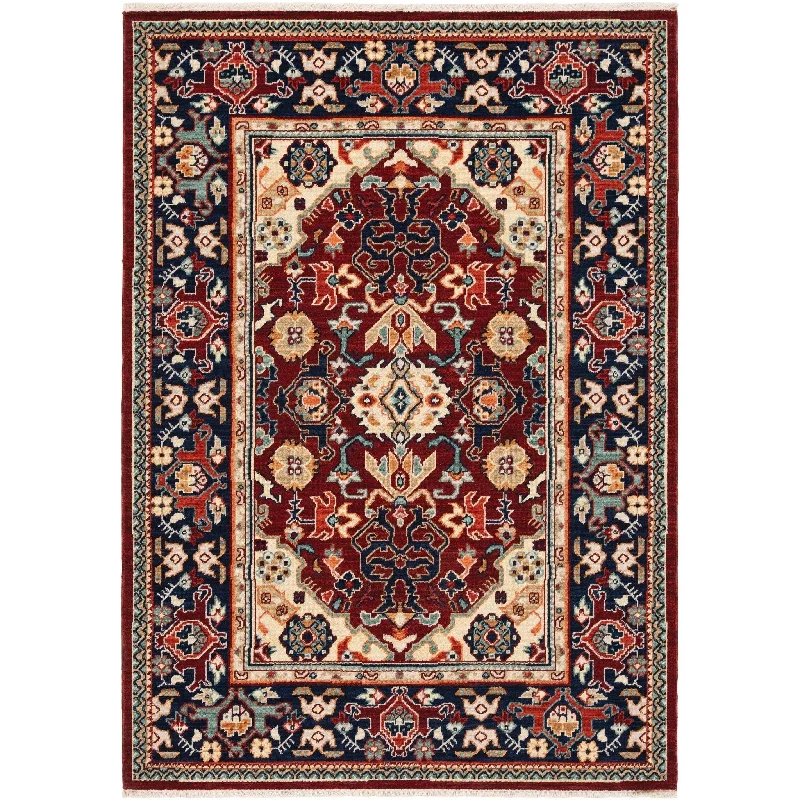 Lilihan 2062R Red/Blue Rug