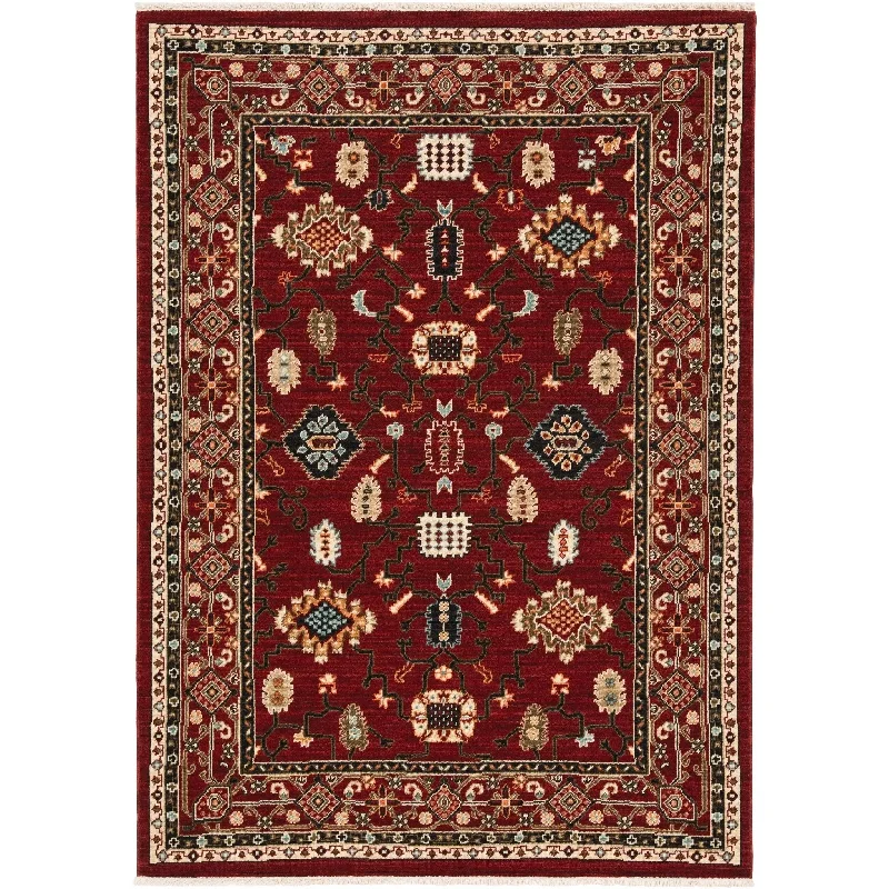 Lilihan 43S Red/Black Rug