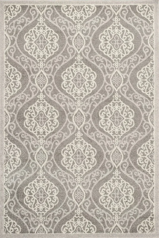 Lucia 2759 Mosaic Silver Rug