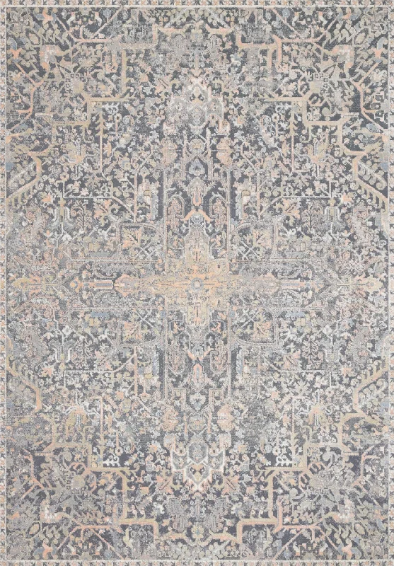 Lucia LUC-02 Charcoal/Multi Rug