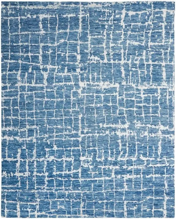 Luna LUN02 Blue/Silver Rug