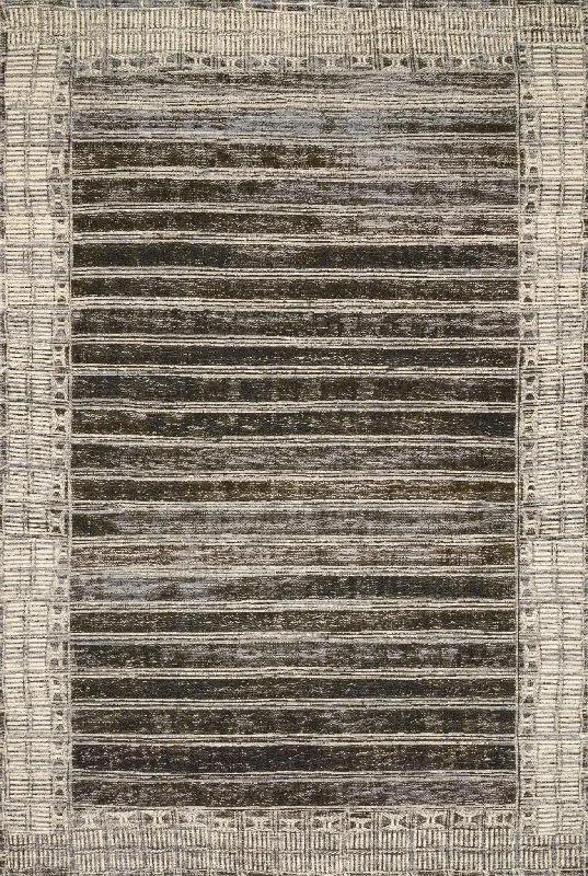 Mika MIK-07 Charcoal/Ivory Rug