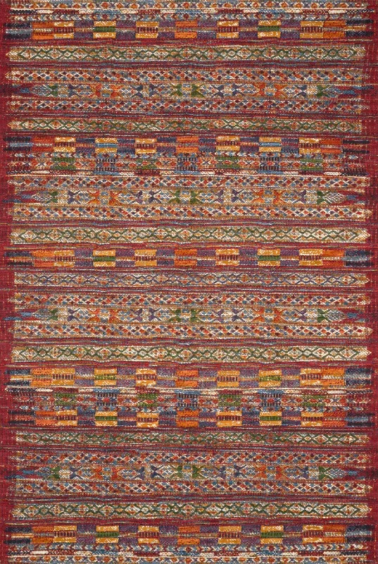 Mika MIK-09 Red/Multi Rug