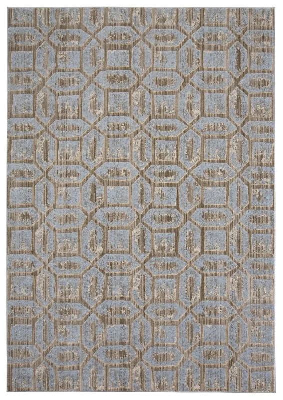 Milton 6533472F Blue/Taupe Rug