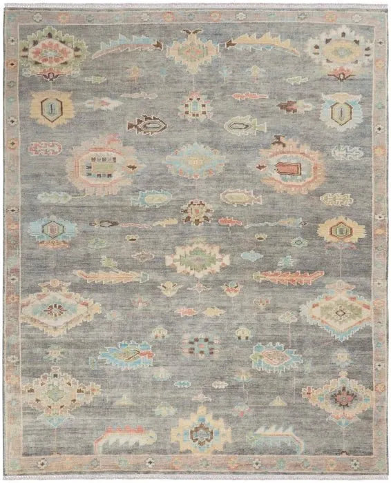 Odessa ODS02 Dark Grey/Multicolor Rug