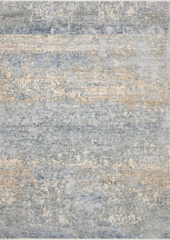 Pandora PAN-05 Blue/Gold Rug