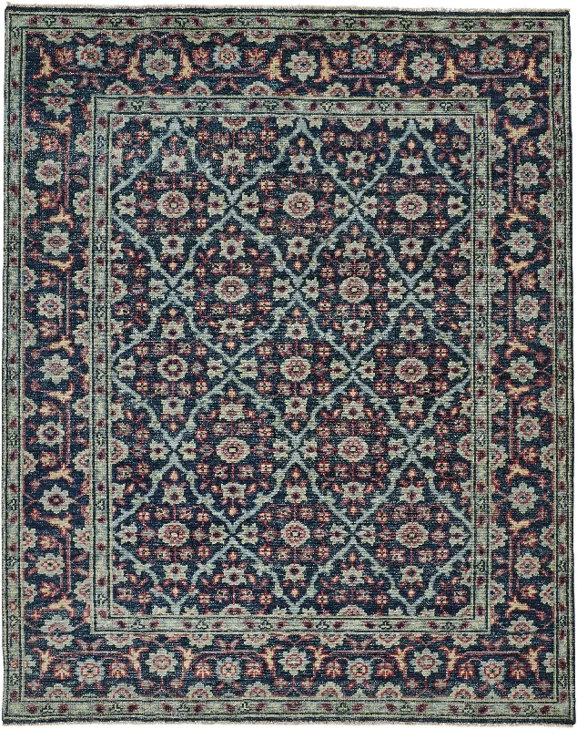 Piraj 7216463F Blue/Green Rug