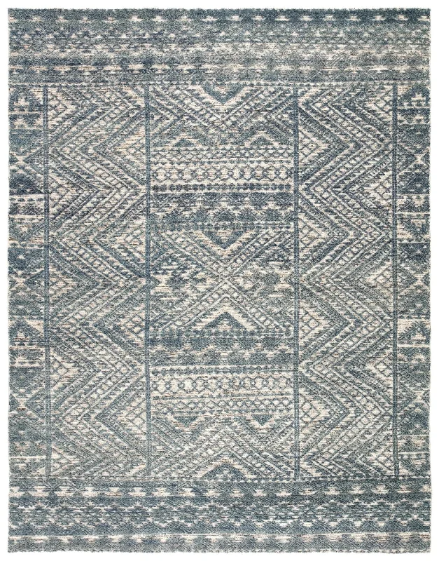 Reign REI08 Blue/Ivory Rug