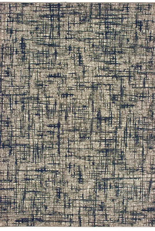 Richmond 802K Grey Navy Rug