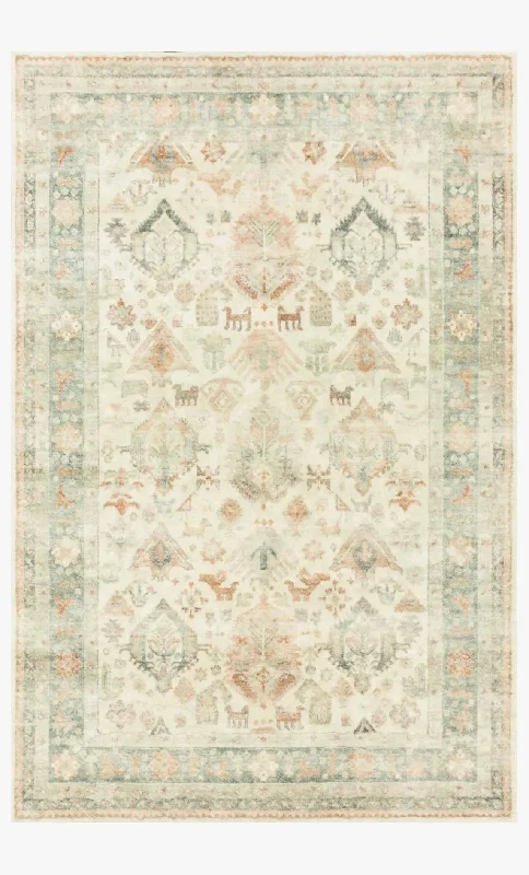 Rosette Ros-01 Beige/Multi Rug