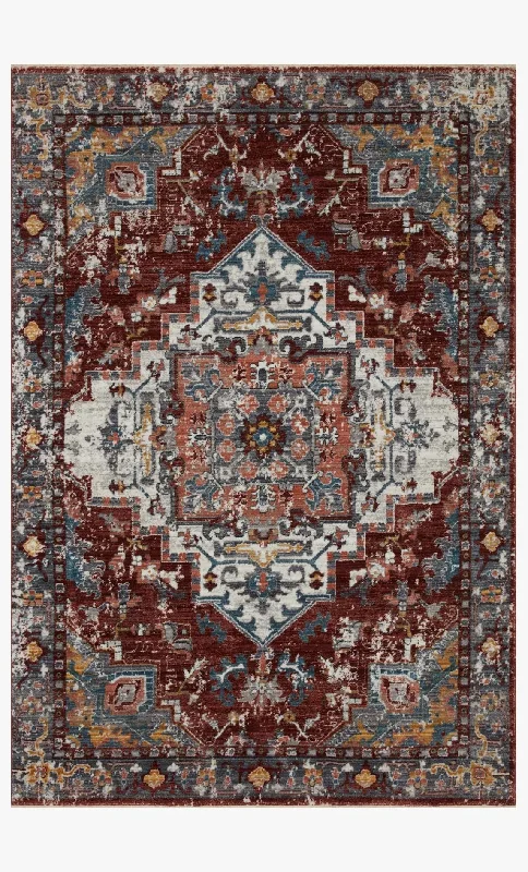 Samra Sam-10 Brick/Grey Rug