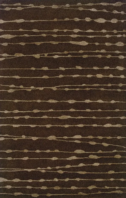 Silhouette 48107 Brown/ Brown Rug