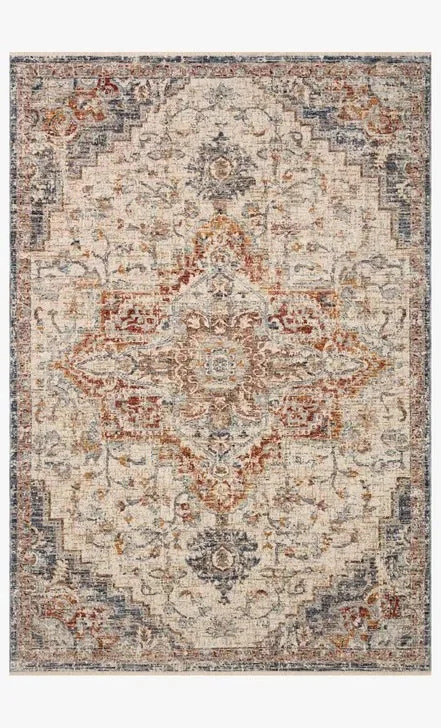 Sorrento SOR-05 Ivory/Fiesta Rug