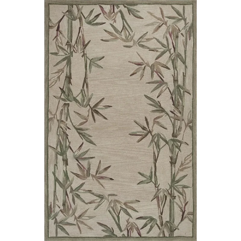 Sparta 3146 Bamboo Border Ivory Rug