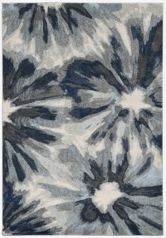 Stella 6265 Splash Ivory Blue Rug