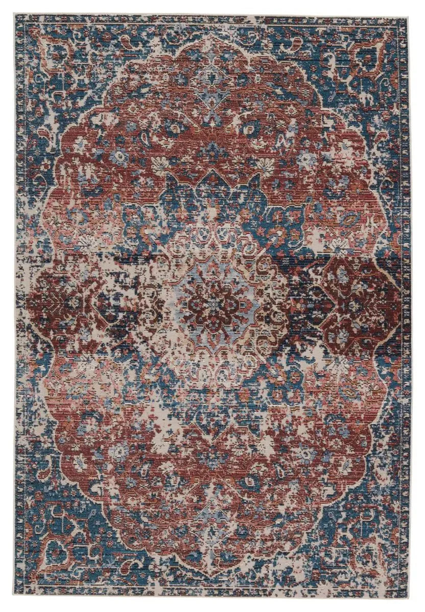 Swoon SWO08 Deep Red/Blue Rug