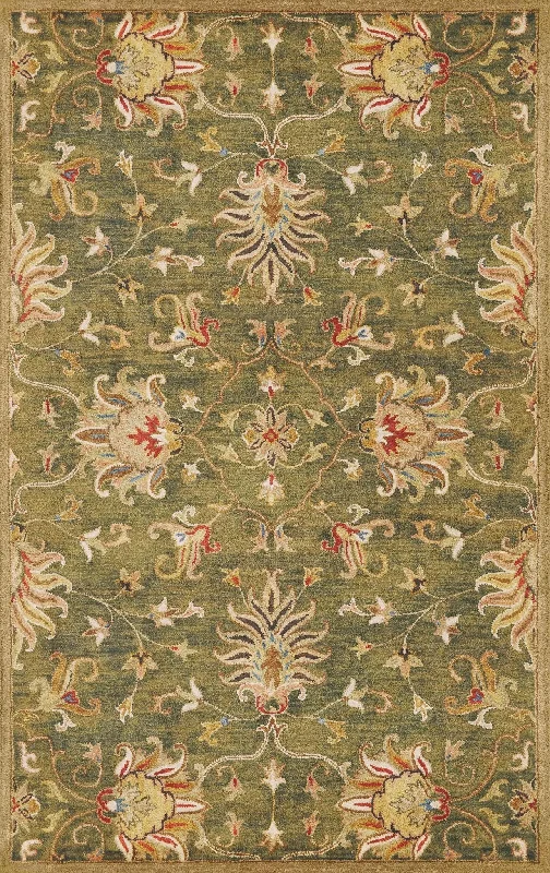 Syriana 6010 Emerald Green Agra Rug